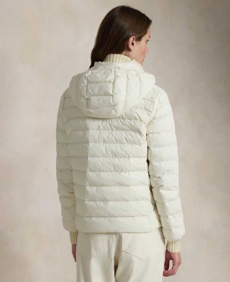 Women's Water-Resistant Packable Hooded Jacket