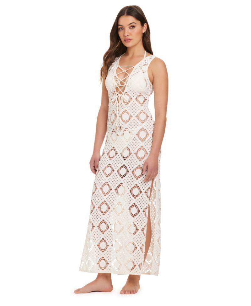 Women's Tie-Back Long Tank Pull-On Dress