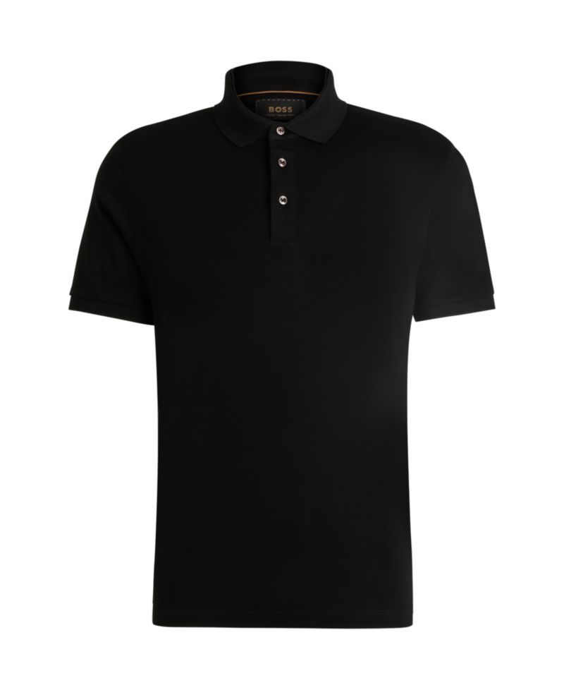 Men's Mercerized Cotton Regular-Fit Polo Shirt