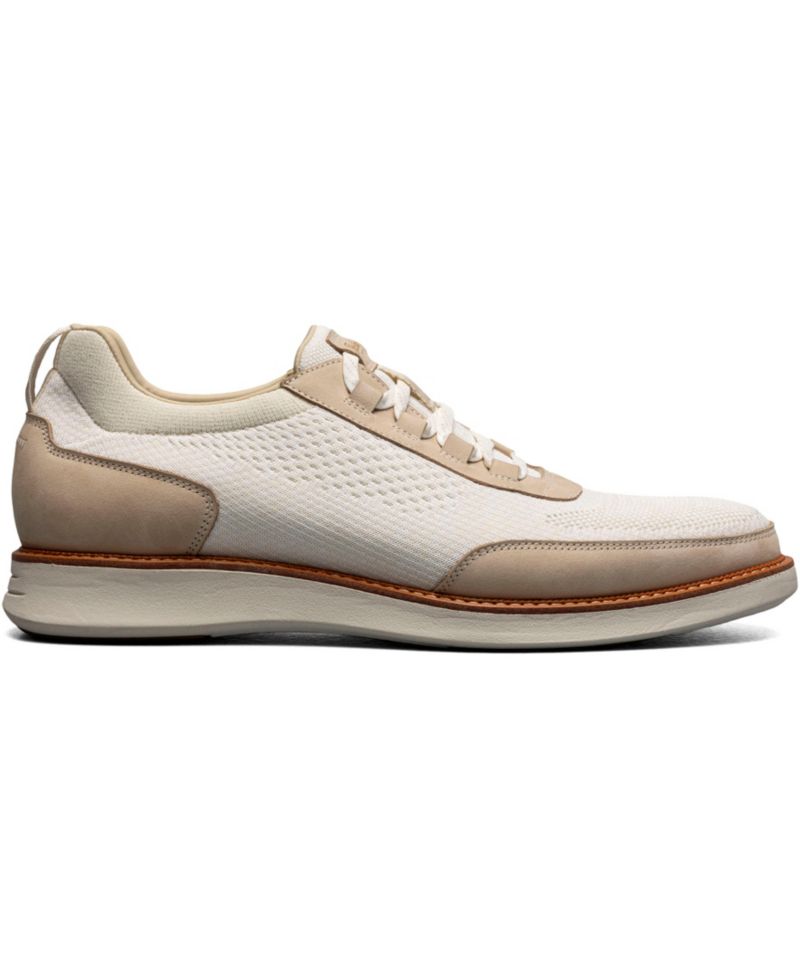 Men's Launch Knit Elastic Lace Slip On Sneaker