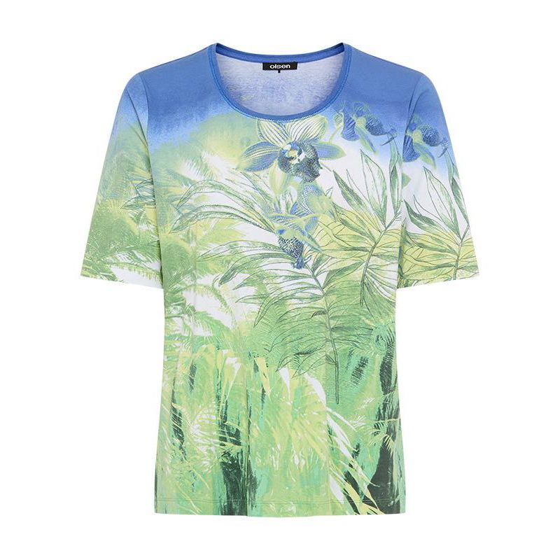 Women's Botanical Print T-Shirt