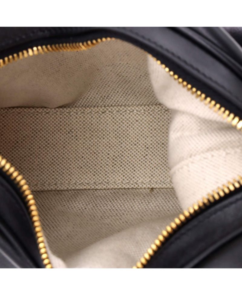 Small Attache Shoulder Bag Leather