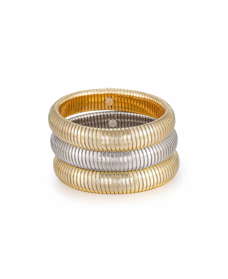 Flex Snake Chain Stretch Bracelet Set