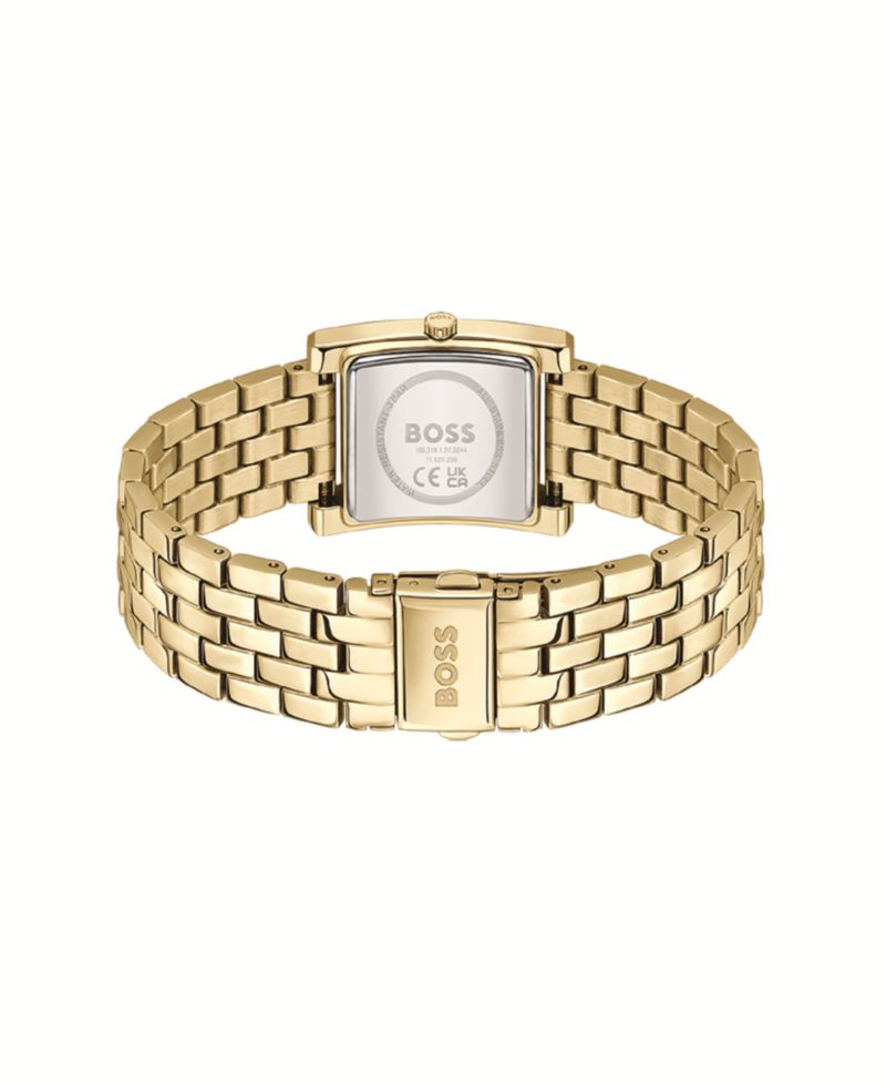 Women's Lucy Quartz Basic Slim Ionic Plated Thin Gold Steel Watch, 23mm
