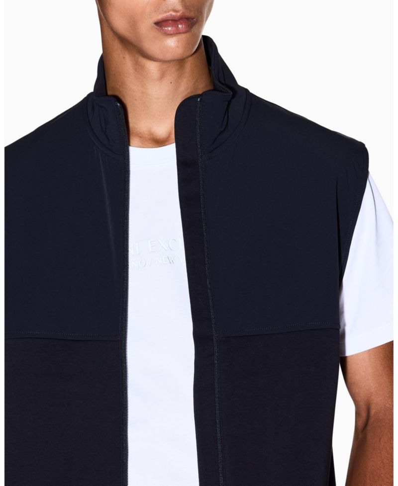 Men's Mixed Media Commuting Vest