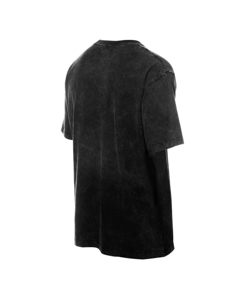 Men's Black Cleveland Cavaliers Oversized Throwback Collection Mineral Wash T-Shirt
