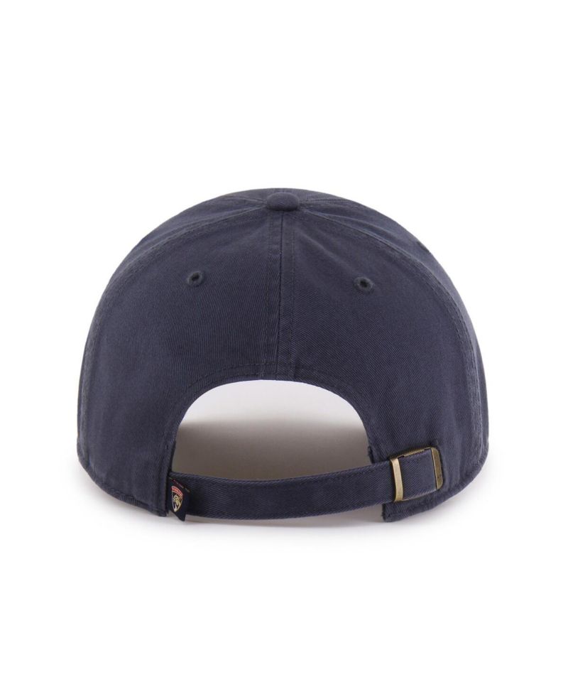 Men's Navy Florida Panthers Alternate Logo Clean Up Adjustable Hat