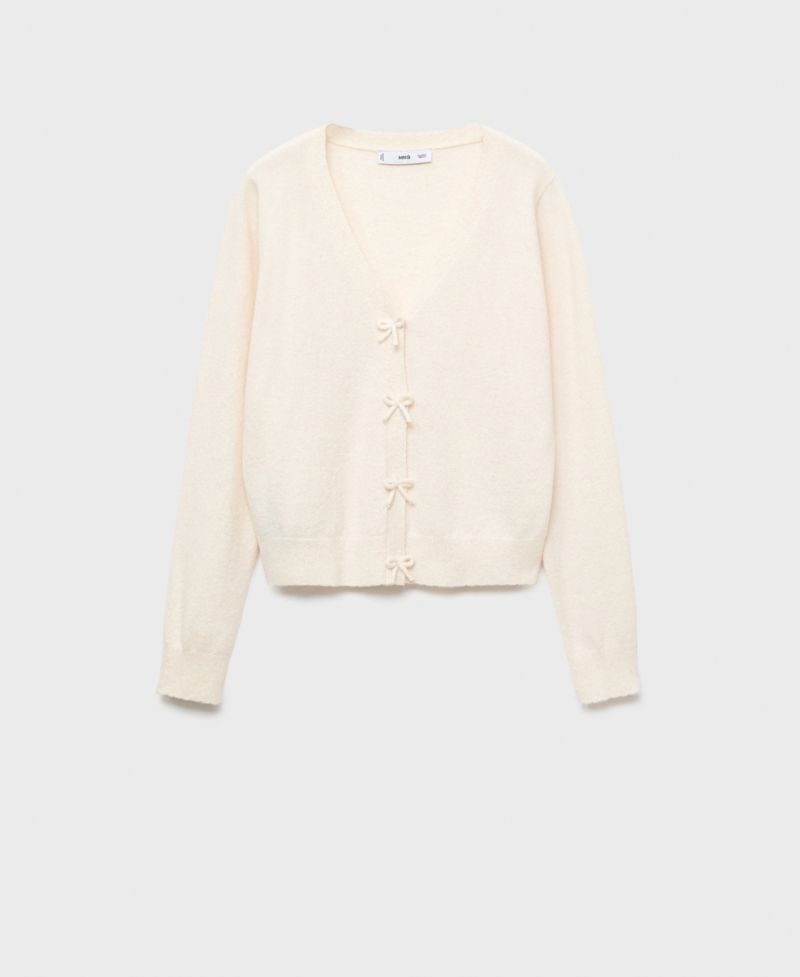 Women's V-Neck Wool-Blend Cardigan
