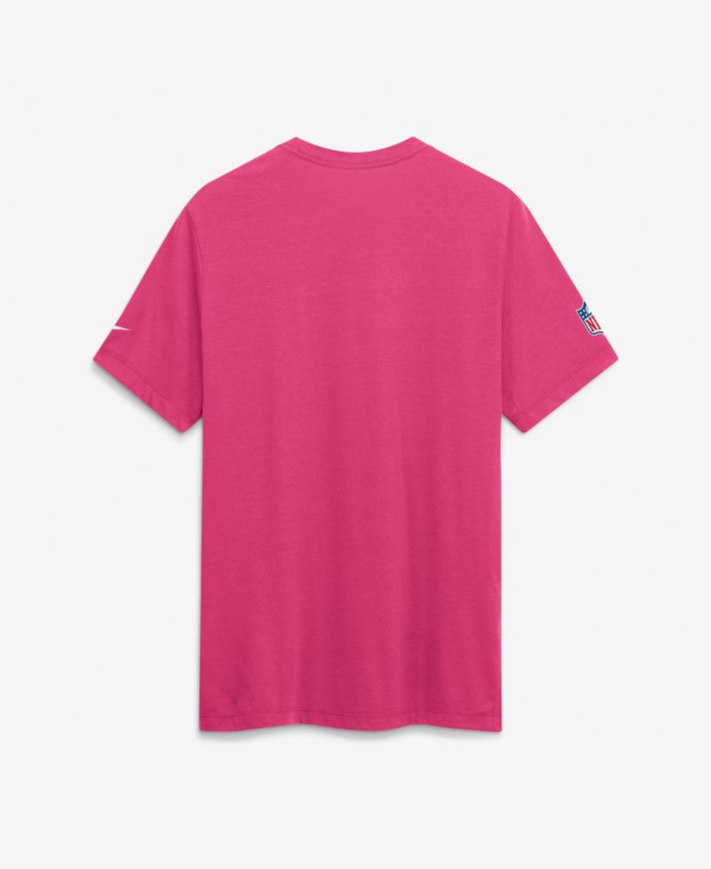 Men's Pink Kansas City Chiefs 2026 NFL Cruical Catch Sideline Dri-Fit T-Shirt