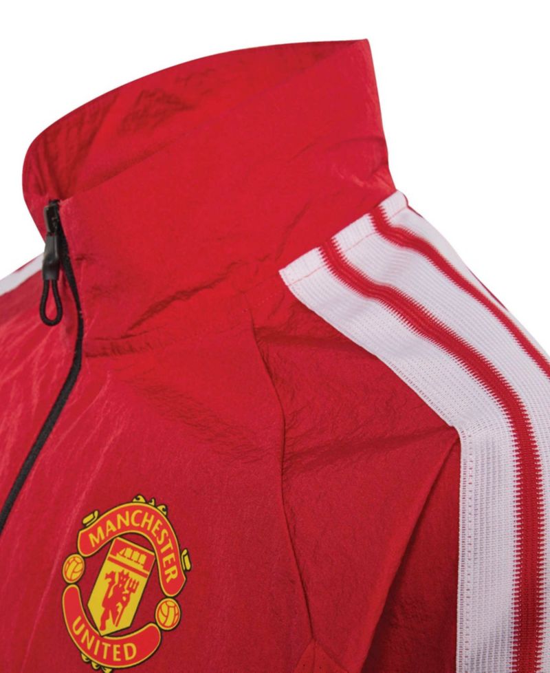 Boys' and Girls' Manchester United Anthem Full-Zip Lightweight Mock Neck Jacket
