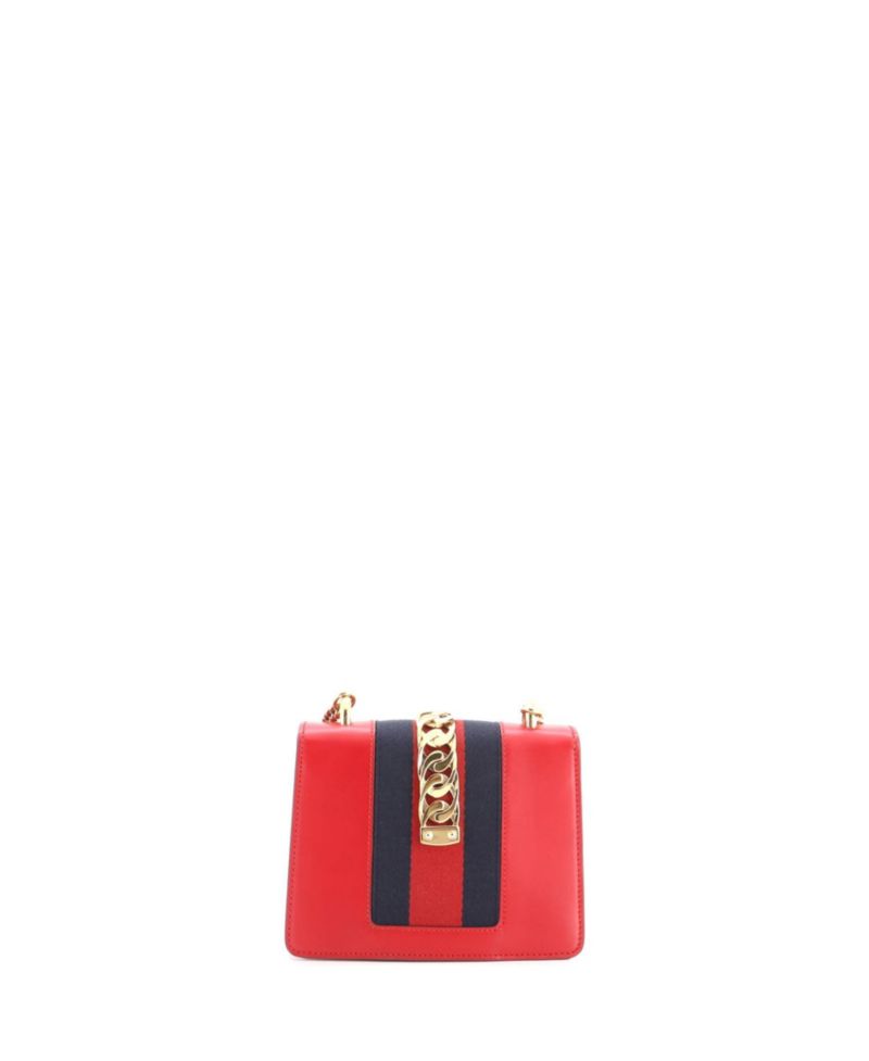 Mini Sylvie Chain Shoulder Bag Leather