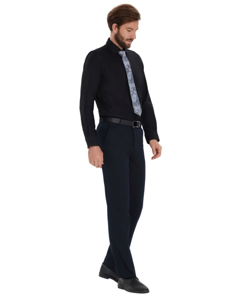 Men's Diamond Dobby Slim-Fit Dress Shirt