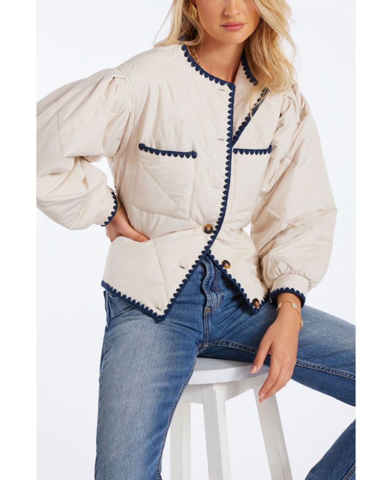 Women's BISHOP + YOUNG Brooklyn Whipstitch Quilted Jacket