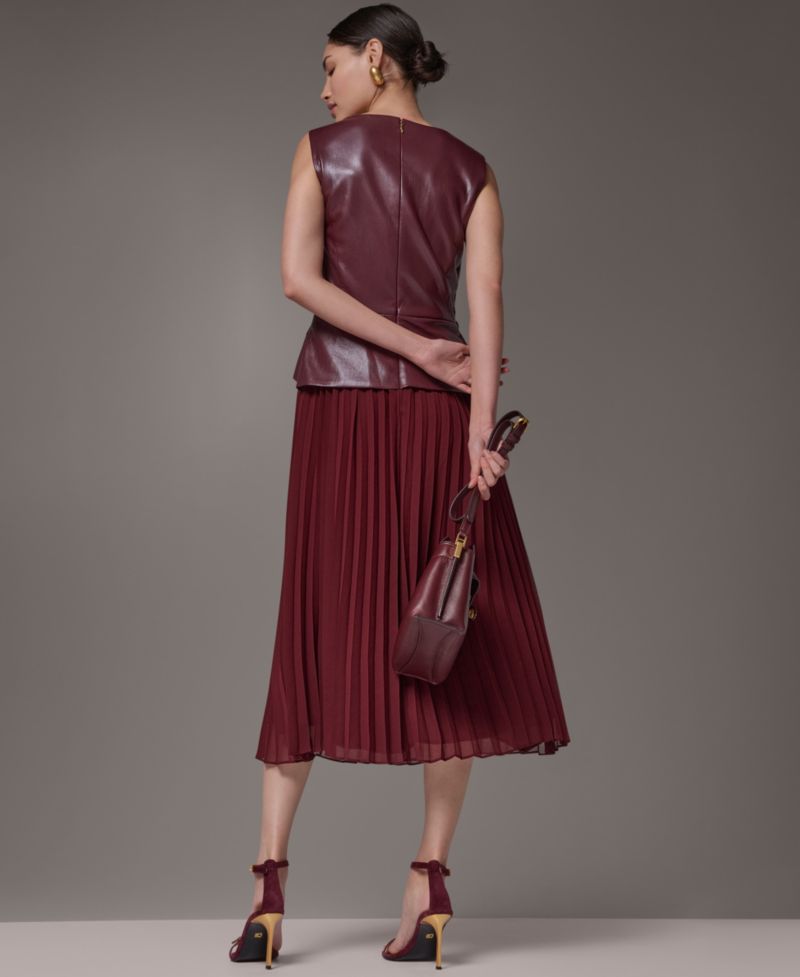 Women's A-Line Sleeveless Midi Dress