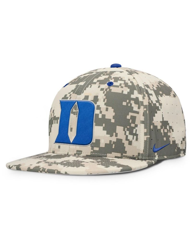 Men's Digital Camo Duke Blue Devils 2025 Dugout True Performance Fitted Hat