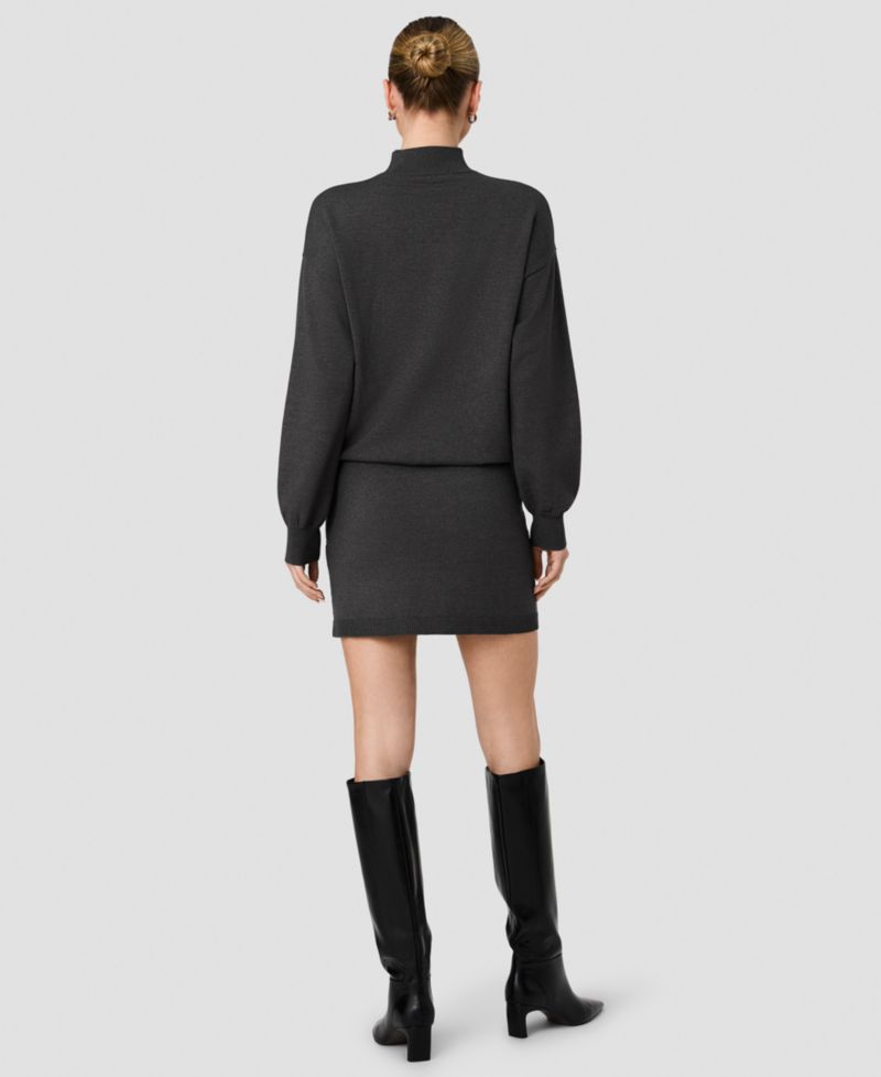 Women's Cosysoft Mock Neck Long-Sleeve Mini Dress