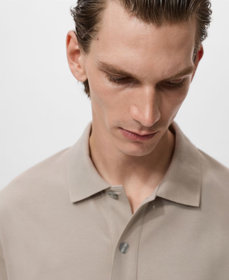 Men's Relaxed-Fit Cotton Polo Shirt
