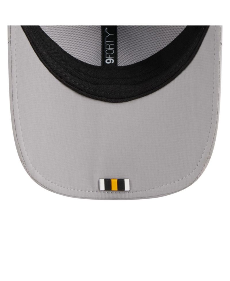Men's Gray Pittsburgh Steelers 2025 Sideline M-Crown 9FORTY Adjustable Hat