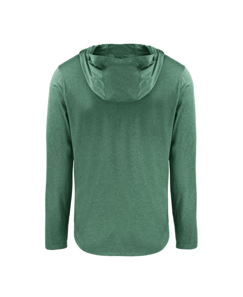 Men's Green Michigan State Spartans Coastline Epic Comfort Eco Long Sleeve Hoodie T-Shirt