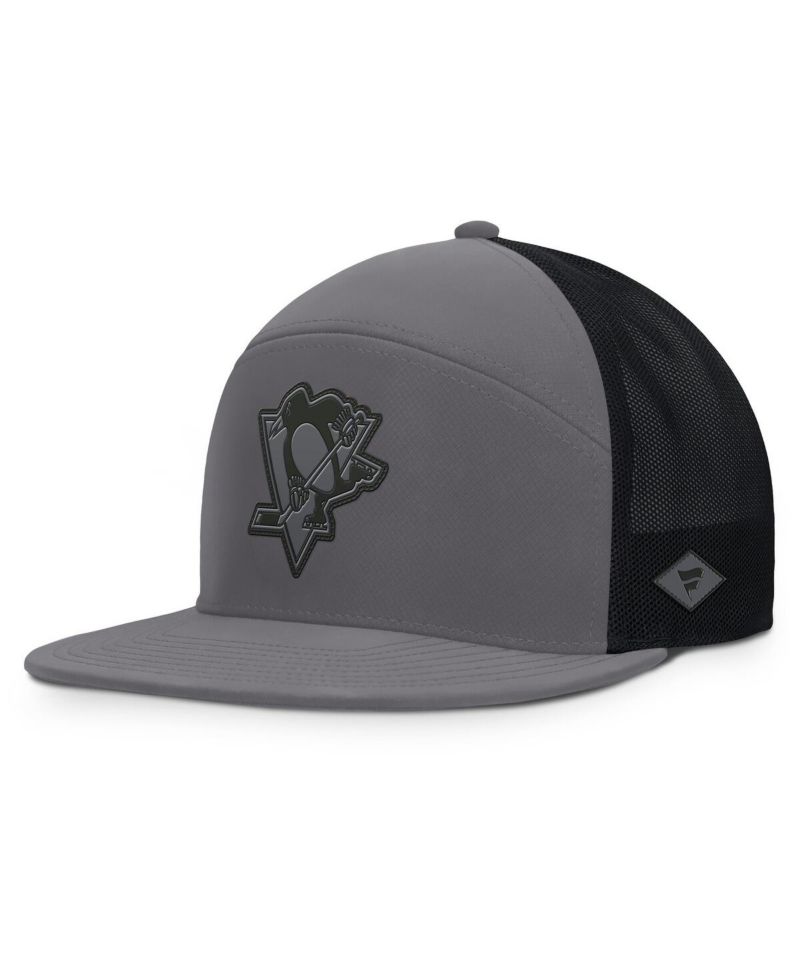 Men's Charcoal Pittsburgh Penguins Fairweather Adjustable Hat