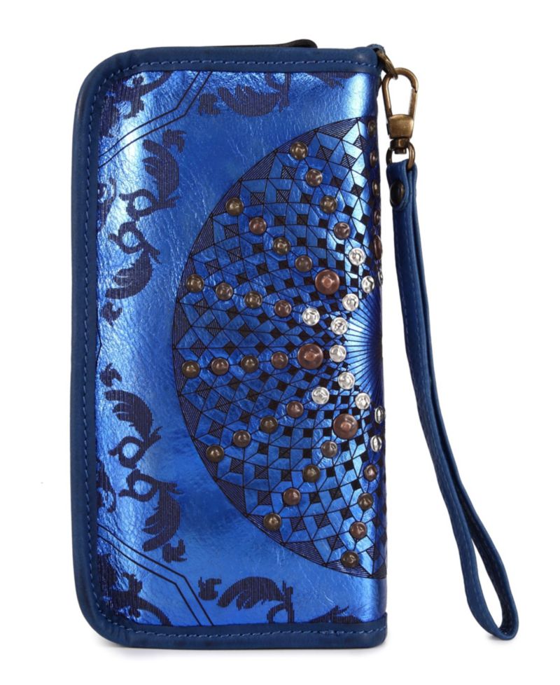 Mola Leather Clutch