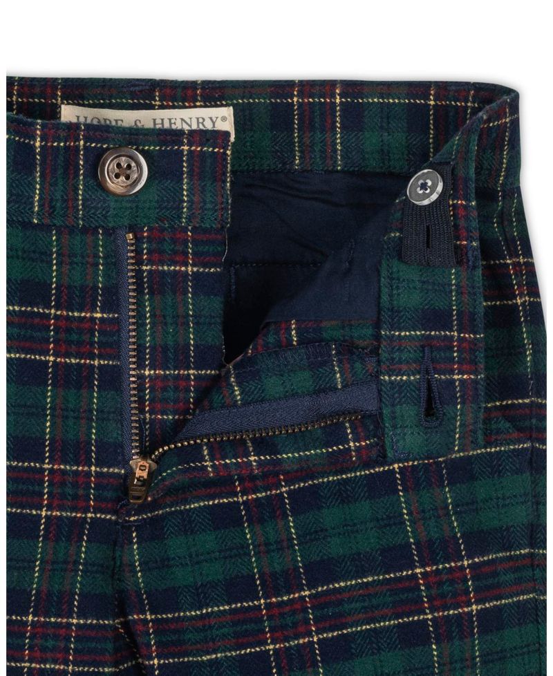 Baby Boys Hope and Henry Organic Brushed Suit Pant
