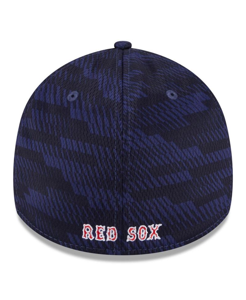 Men's Navy Boston Red Sox 2025 MLB Clubhouse 39THIRTY Flex Hat