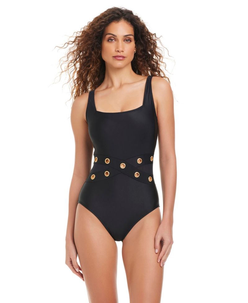 Women's Adjustable Straps One-Piece Swimsuit