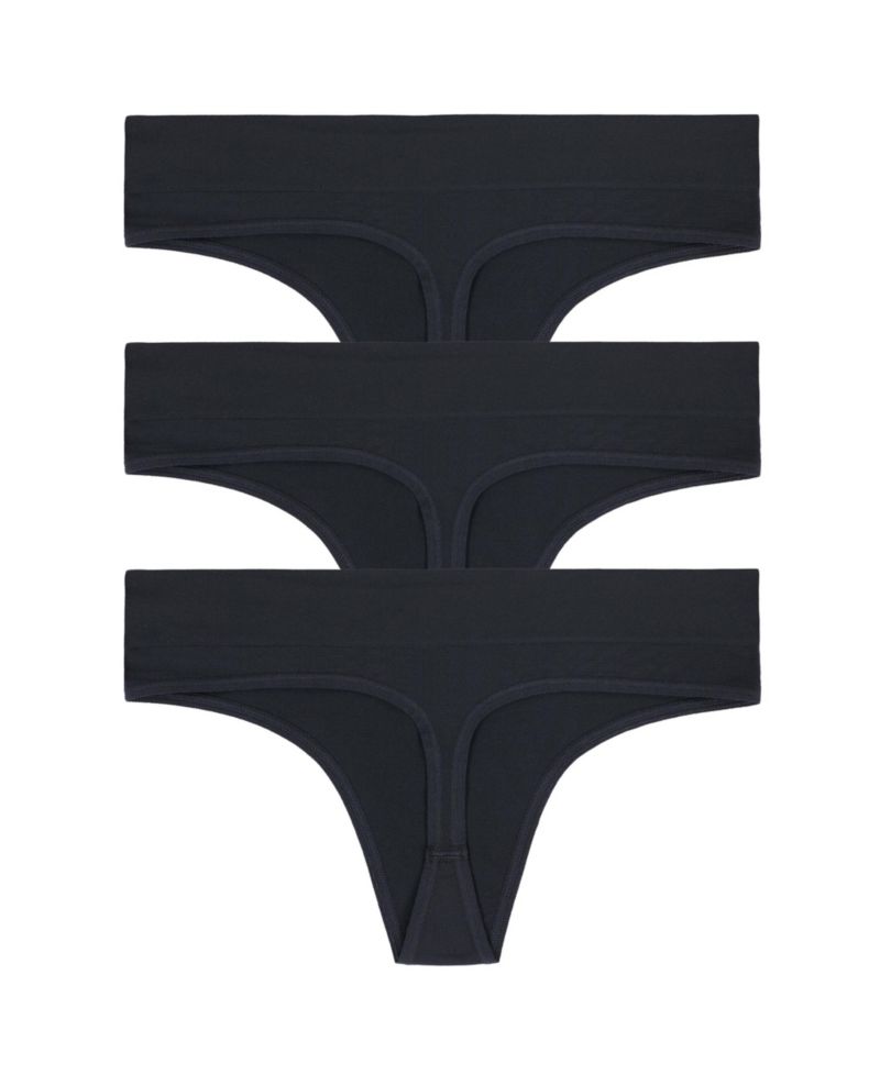 Women's Seamless Litewear Thong Underwear 3 Pack DK5016NP3