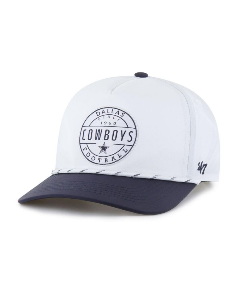 Men's White/Navy Dallas Cowboys Suburbia Hitch Two-Tone Adjustable Hat