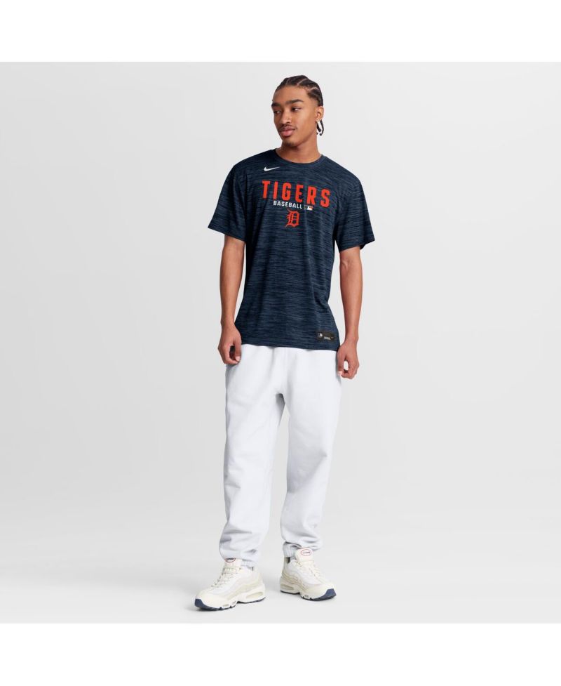Men's Navy Detroit Tigers Authentic Collection Velocity Dri-FIT T-Shirt
