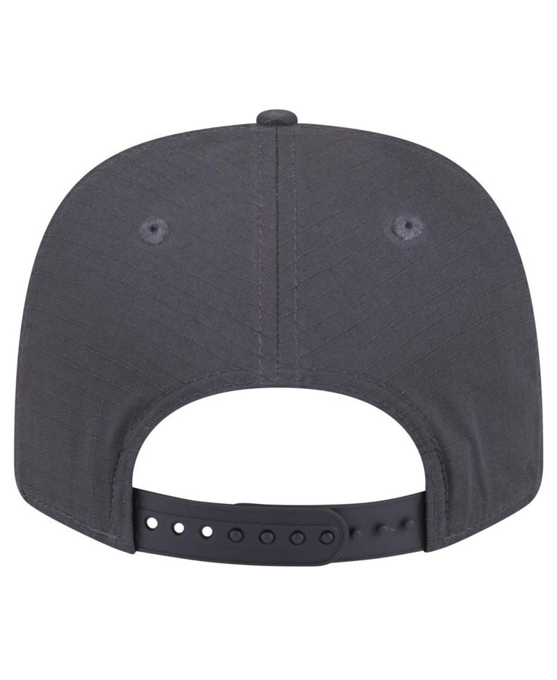 Men's Graphite Los Angeles Lakers Team Elevated Patch 9SEVENTY Adjustable Hat