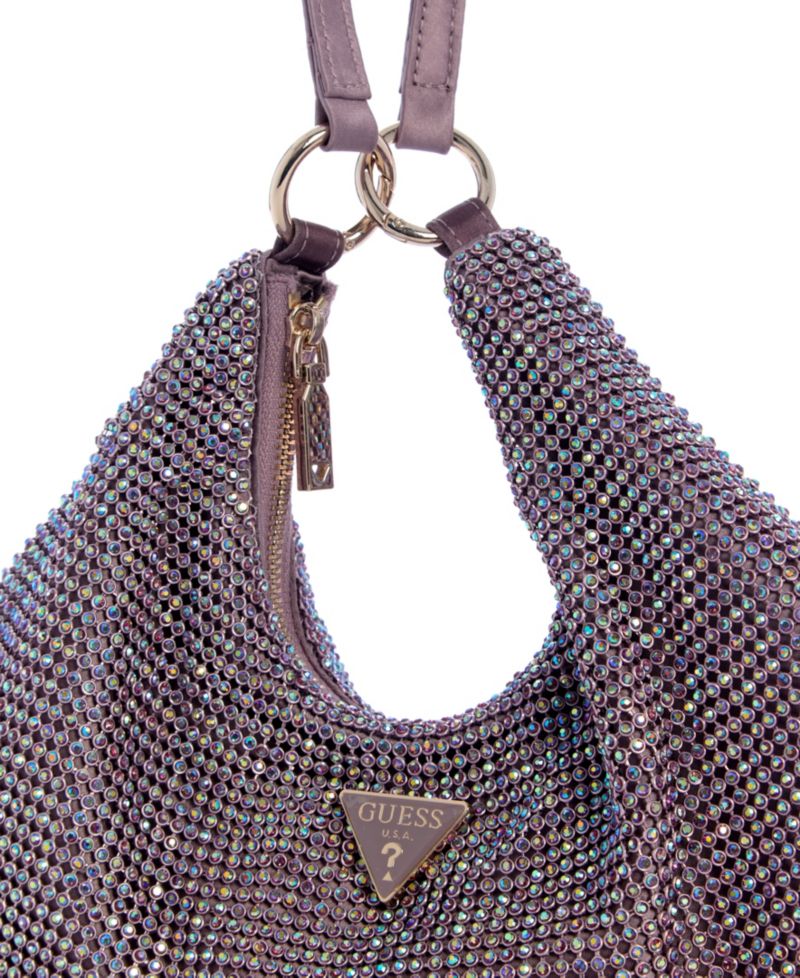 Jewels Small Rhinestone-Embellished Shoulder Handbag