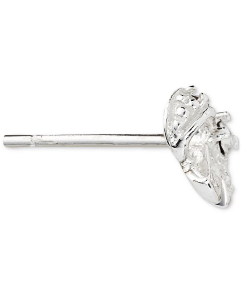 Cubic Zirconia (1/4 ct. t.w.) Bow Post Earrings in Sterling Silver (Also Available in 14k Gold over Sterling Silver)