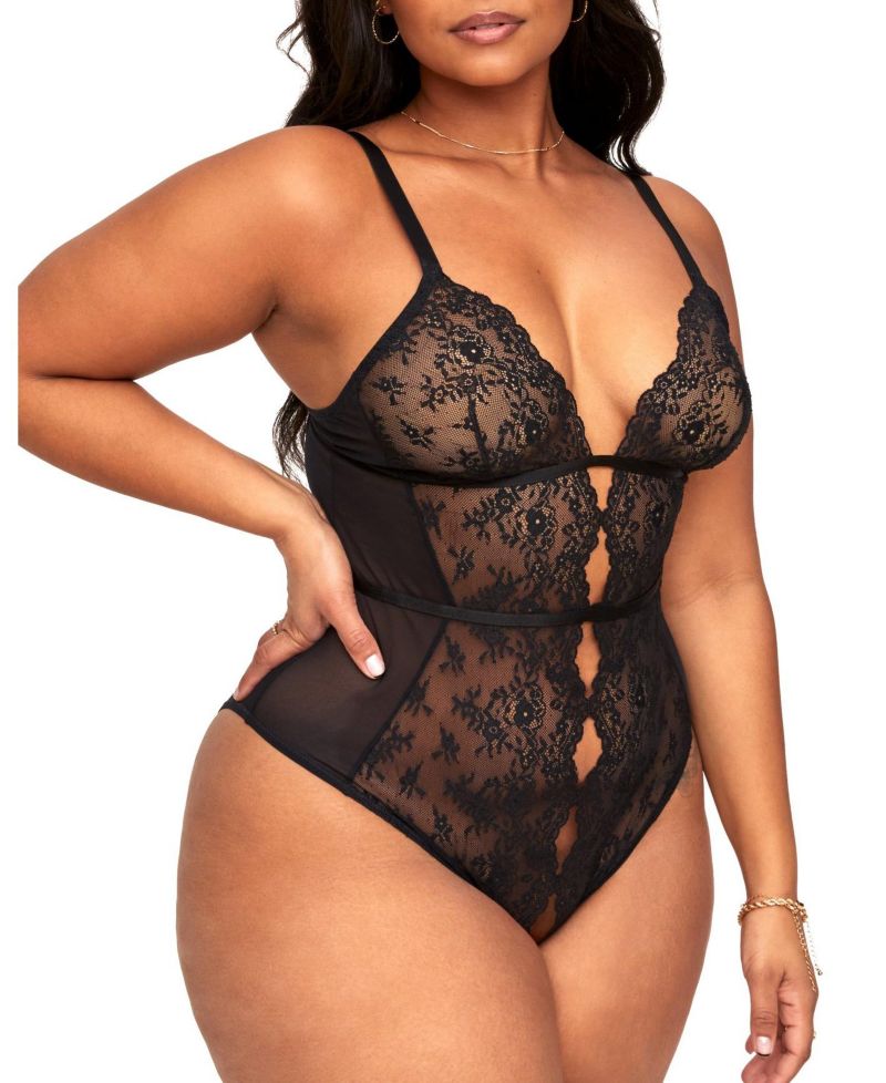 Women's Rosie Crotchless Bodysuit Lingerie