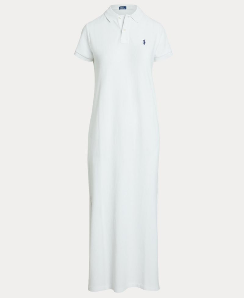 Women's Cotton Mesh Polo Dress