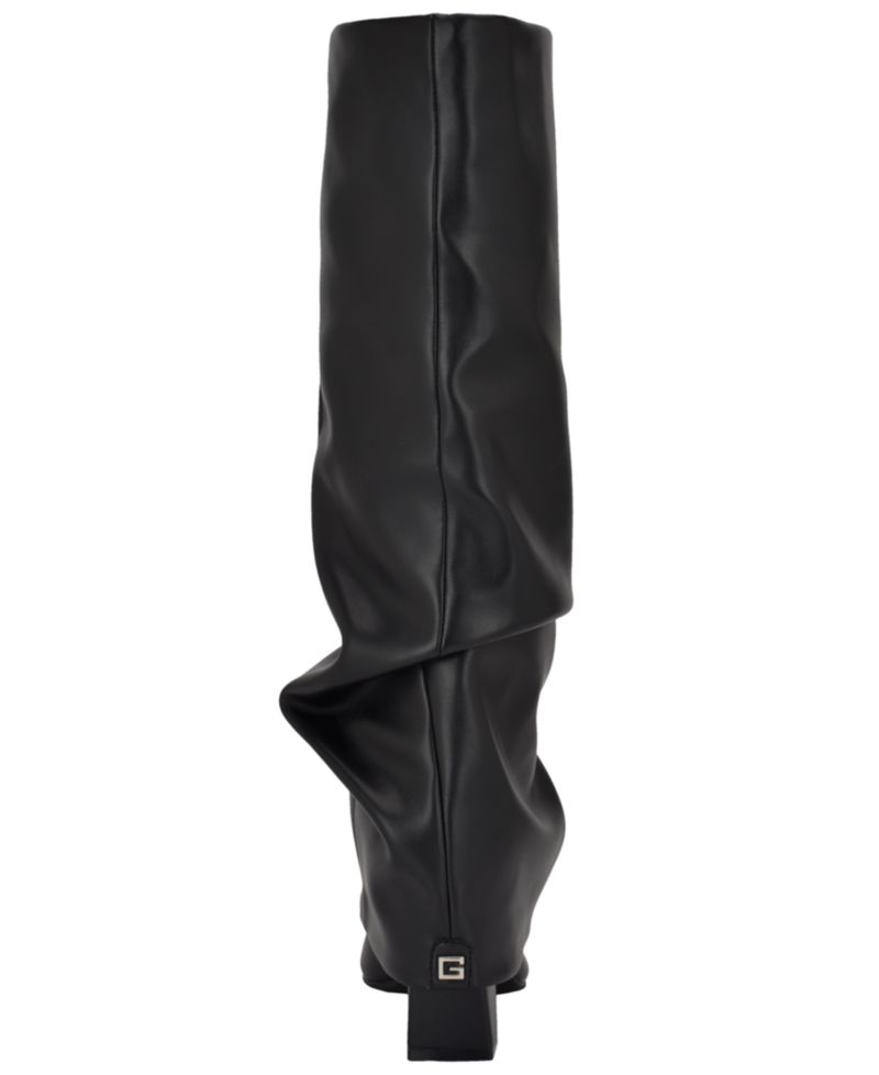 Women's Geima Tall Slouchy Foldover Block Heel Boots, Regular & Wide Calf