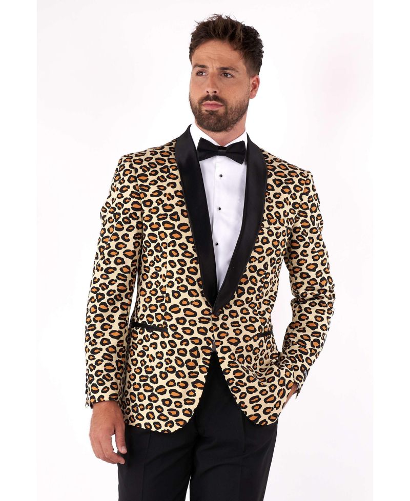 Men's Tuxedo - Chique Velvet Smoking Tux - Slim Fit - Including Blazer, Pants And Bow Tie