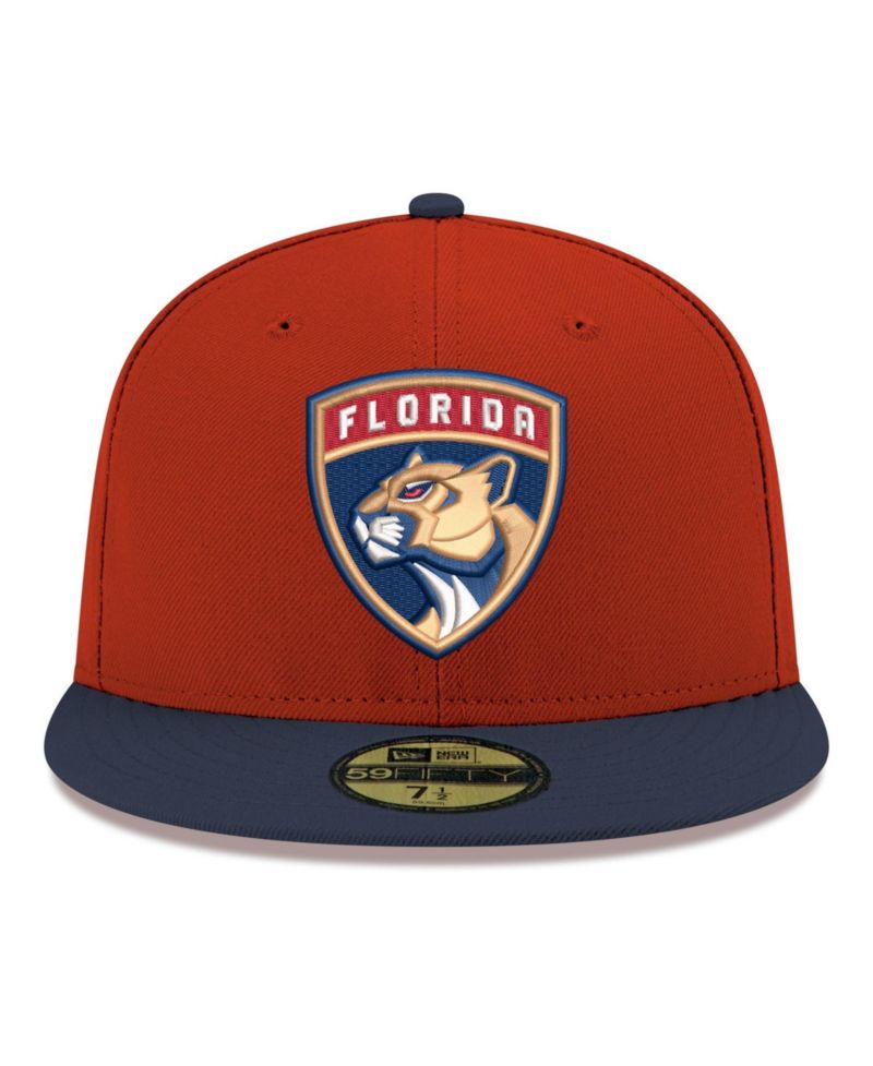 Men's Red Florida Panthers Core Logo Two-Tone 59FIFTY Fitted Hat