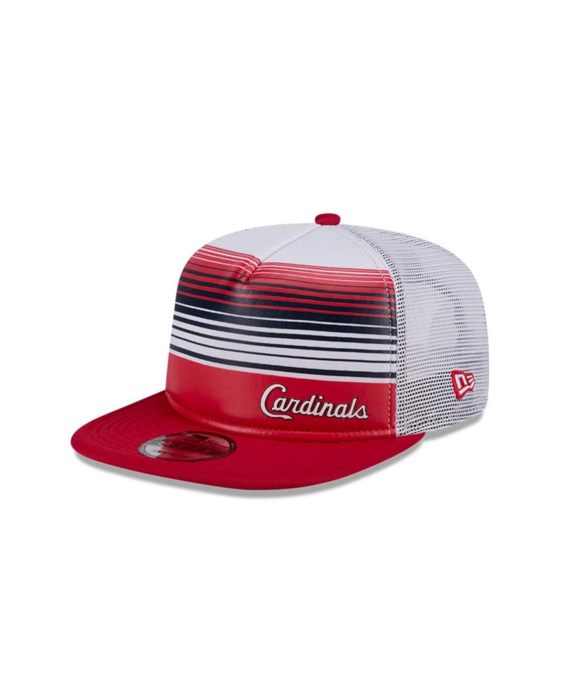 Men's Red St. Louis Cardinals Team Horizon 9FIFTY A-Frame Trucker Snapback Hat