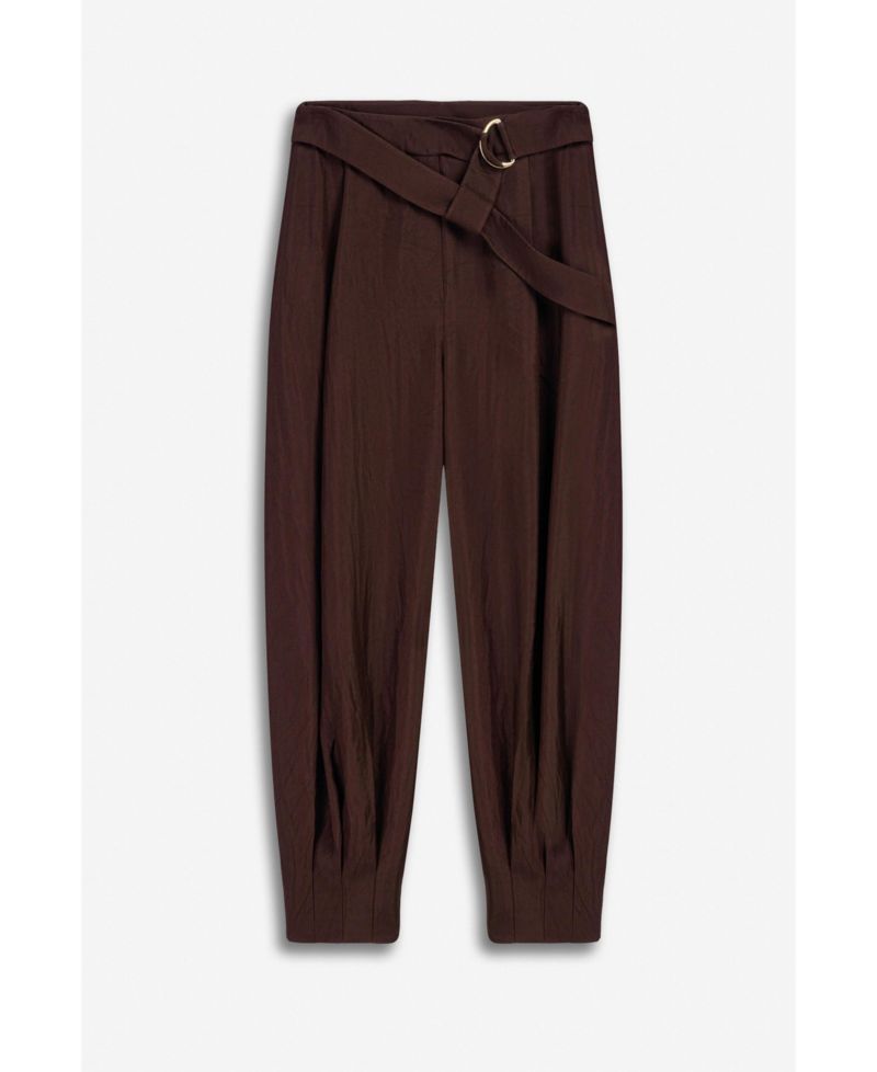 Women's Belted Harem Trousers