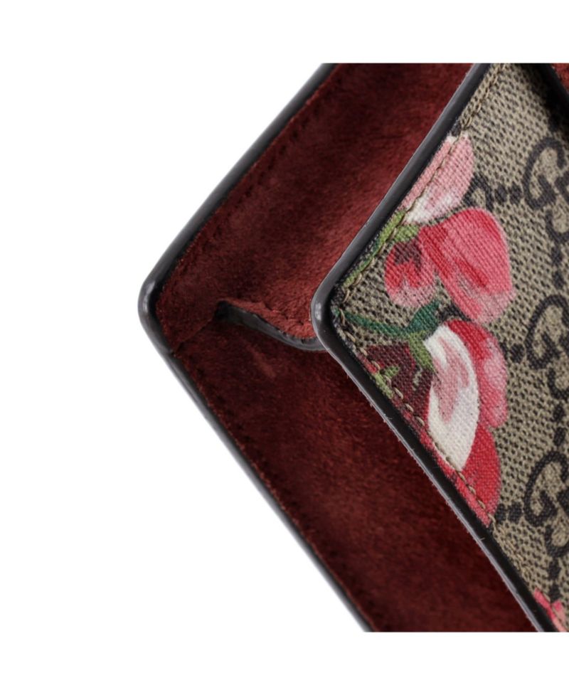 Super Mini Dionysus Bag Blooms Print GG Coated Canvas