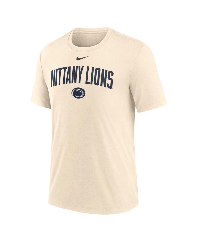 Men's Natural Penn State Nittany Lions Arch Logo Triblend T-Shirt