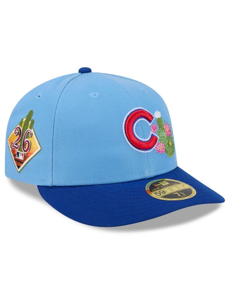 Men's Light Blue/Royal Chicago Cubs 2026 Spring Training Low Profile 59FIFTY Fitted Hat