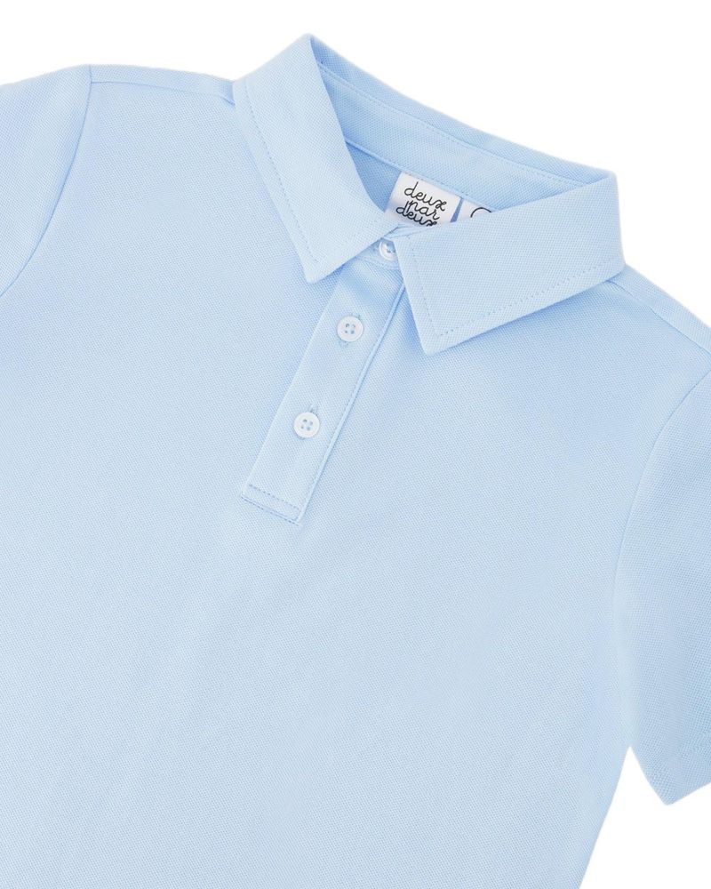 Big Boys Polo T-Shirt Pale