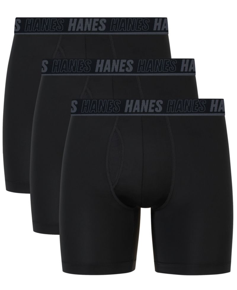 Men's Moves XTEMP Performance Boxer Briefs, 3-Pack