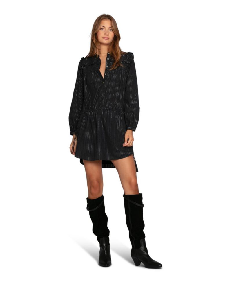 Women's Off the Vine Lurex Stripe Mini Dress