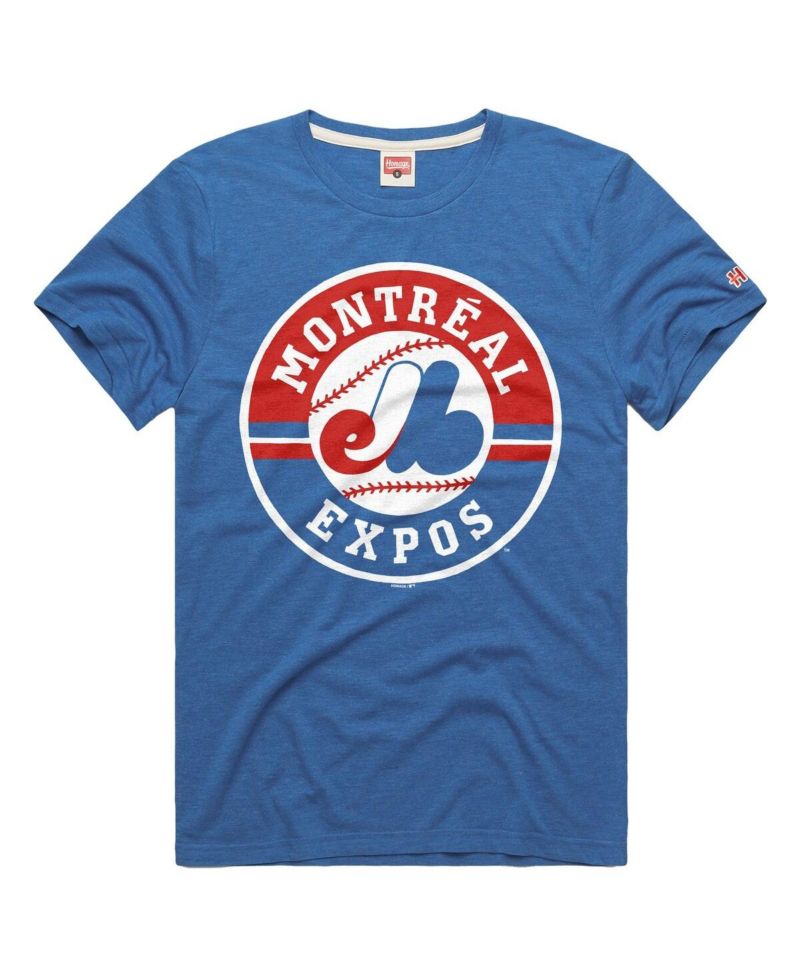 Men's Royal Montreal Expos Tri-Blend Hyperlocal T-Shirt