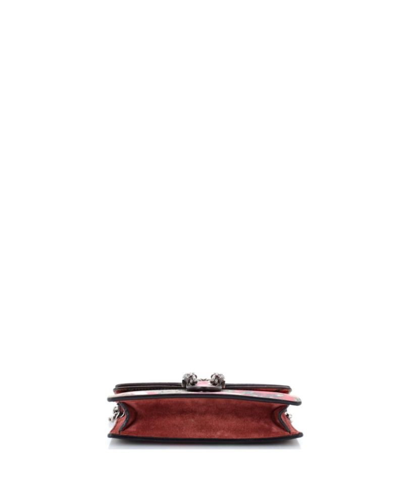 Super Mini Dionysus Bag Blooms Print GG Coated Canvas