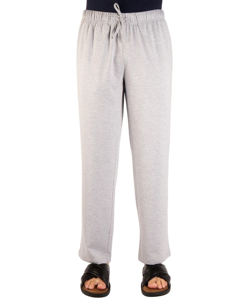 Men's French Terry Elastic-Drawstring Waistband Pants